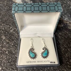 Silver and Marcasite earrings